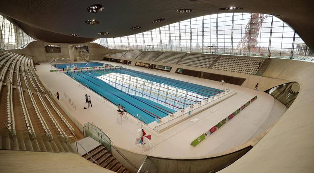 Il centro acquatico dove si sono svolte le Olimpiadi di Londra 2012